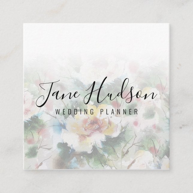 Carte de visite modifiable simple et simple (Devant)