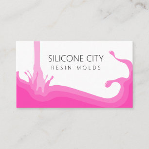 Carte De Visite Moisissure de résine de silicone