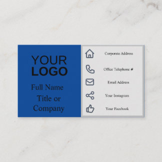 Carte de visite - moitié et moitié