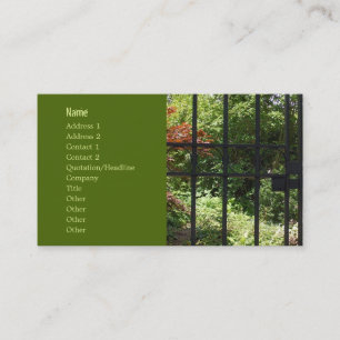 Carte De Visite Mon jardin secret