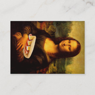Carte De Visite Mona Lisa aime Panini