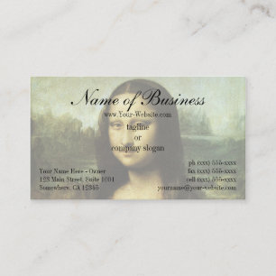 Carte De Visite Mona Lisa (alias La Gioconda) de Léonard de Vinci