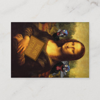 Carte De Visite Mona Lisa protège les clés
