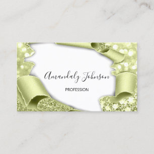 Carte De Visite Monnaie d'artiste maquillage 3D blanche