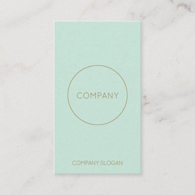 Carte De Visite Monnaie minimaliste personnalisable (Devant)