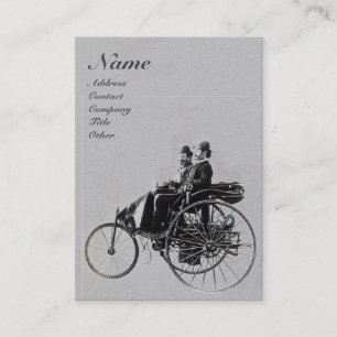 Carte De Visite MONOGRAMME AUTOMOGRAMME AUTO REPARATION noir gris