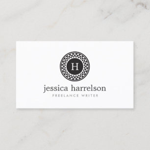 CARTE DE VISITE MONOGRAMME DE LOGO DU SOLEIL