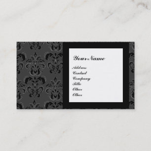 CARTE DE VISITE MONOGRAMME DE PIERRE DE DAMASK GEM3,