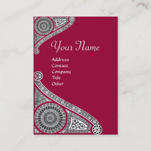 CARTE DE VISITE MONOGRAMME DE RENAISSANCE 4 (Devant)