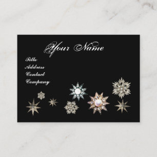 CARTE DE VISITE MONOGRAMME DES ÉTOILES DE DIAMOND