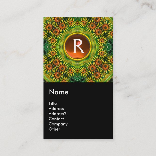 CARTE DE VISITE MONOGRAMME DES SOUS-SOUS-SOUS (Devant)