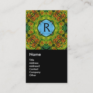 CARTE DE VISITE MONOGRAMME DES SOUS-SOUS-SOUS