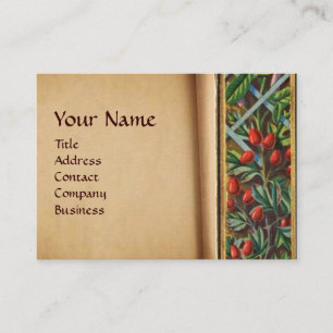 CARTE DE VISITE MONOGRAMME DU MATIN DE LA GLOIRE ET DES BERRIES RO