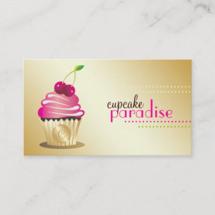 Carte De Visite monogramme du paradis 311-Cupcake