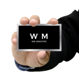 Carte De Visite Monogramme   Exécutif