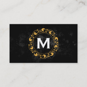 Carte De Visite Monogramme floral II   Lux