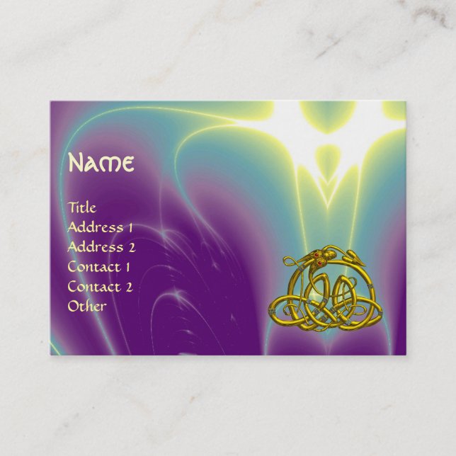 CARTE DE VISITE MONOGRAMME HYPER DRAGON (Devant)
