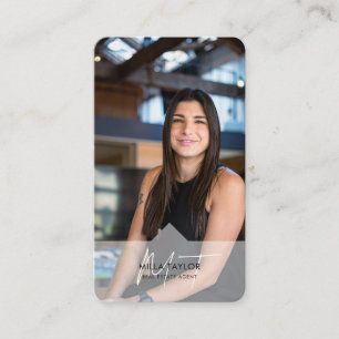 Carte De Visite Monogramme immobilier moderne professionnel