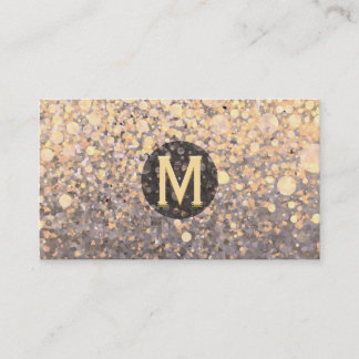 Carte De Visite Monogramme marbré