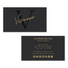 Monogramme minimaliste moderne marketing professio