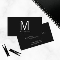 Monogramme minimaliste moderne professionnel