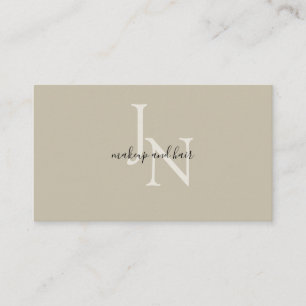 Carte De Visite Monogramme moderne