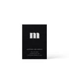 Monogramme noir solide moderne minimal vertical