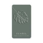 monogramme Qr du monogramme de la feuille de monst