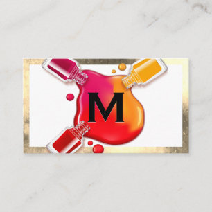 Carte De Visite Monogramme   Verser