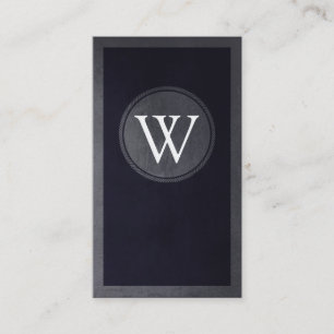 Carte De Visite Monogramme vintage