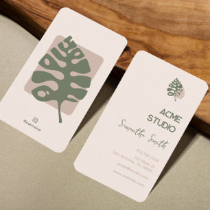 Carte De Visite Monstère minimaliste moderne