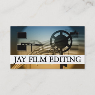 Carte De Visite Montage de film éditeur réalisateur producteur