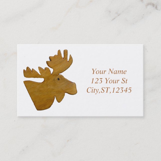 Carte De Visite Moose Head Thunder_Cove (Devant)