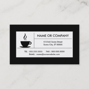 Carte De Visite mort avant café décaf