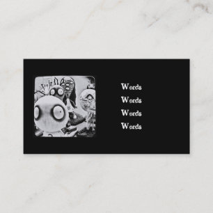 Carte de visite mort vivant de jouets