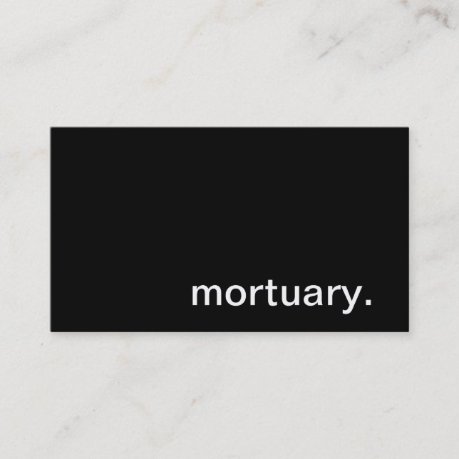 Carte de visite mortuaire (Devant)