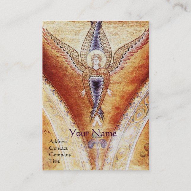 Carte De Visite MOSAIC ANGEL Monogramme (Devant)