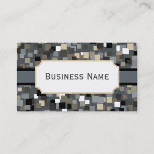 Carte de visite Mosaic Grey