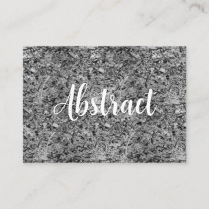Carte De Visite Mosaïque de granit Abstrait en pierre marbre Motif