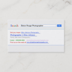 Carte De Visite Moteur de recherche