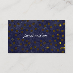 Carte De Visite motif à texture tachetée chic