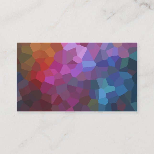 Carte de visite Motif Abstrait (Devant)