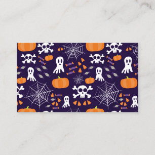 Carte De Visite Motif amusant d'Halloween