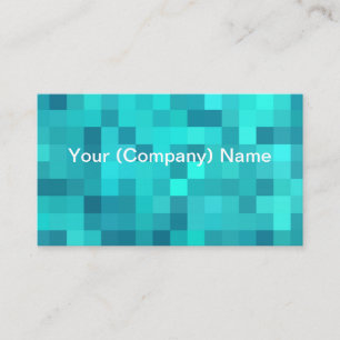 Carte De Visite Motif bleu Turquoise turquoise