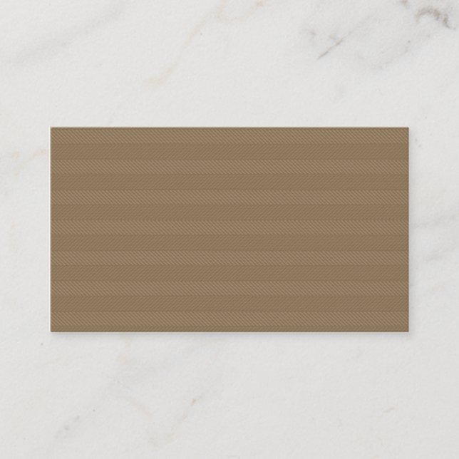Carte De Visite Motif Brown d'armure (Devant)