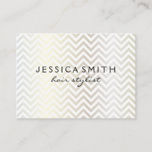 Carte De Visite Motif contemporain Chevron