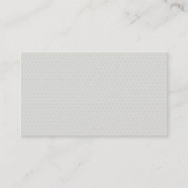 Carte De Visite Motif crème mou de nid d'abeilles (Devant)