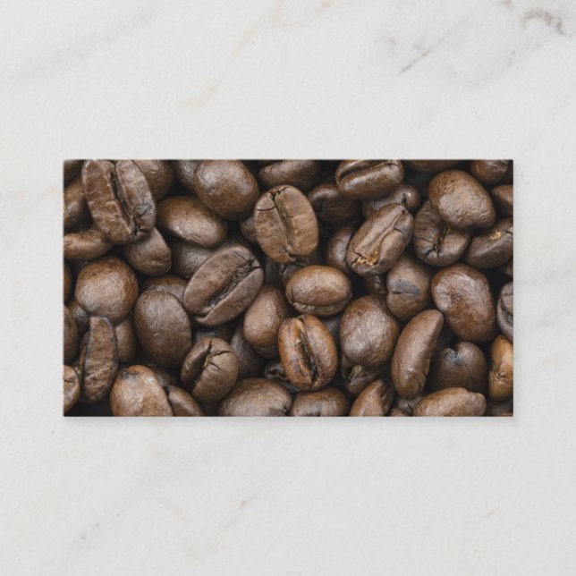 Carte De Visite Motif de café (Devant)