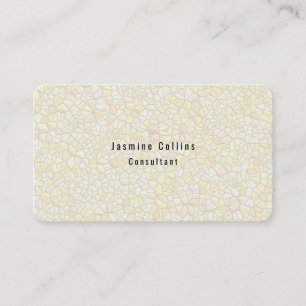 Carte De Visite Motif de mur en pierre simple, élégant et tendance