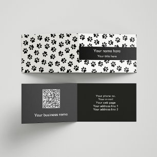 Carte De Visite Motif De Pâtes, Paniers De Chien, Paniers De Chat,